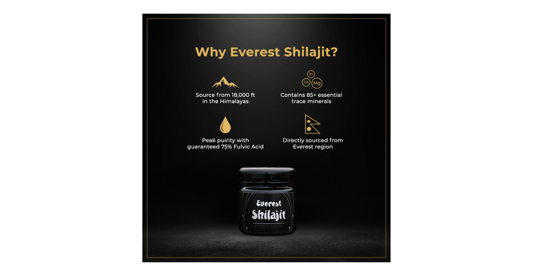Everest Shilajit Vorteile
